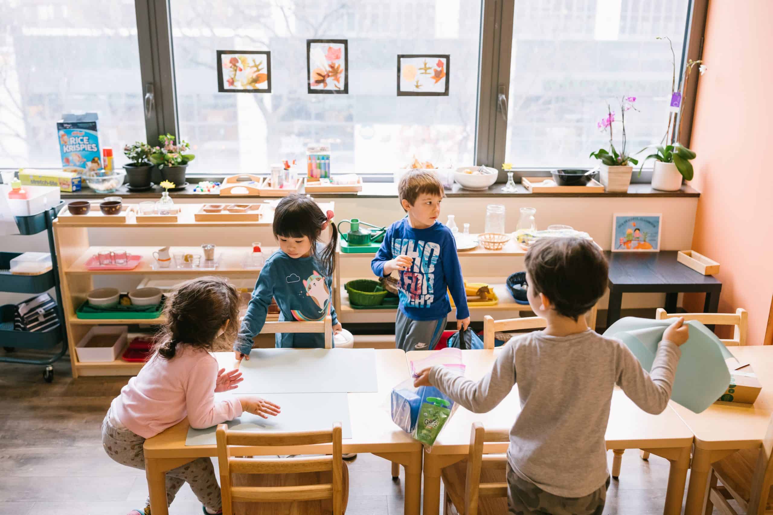 Autonomy in Action: Children Engaged in Self-Directed Learning.